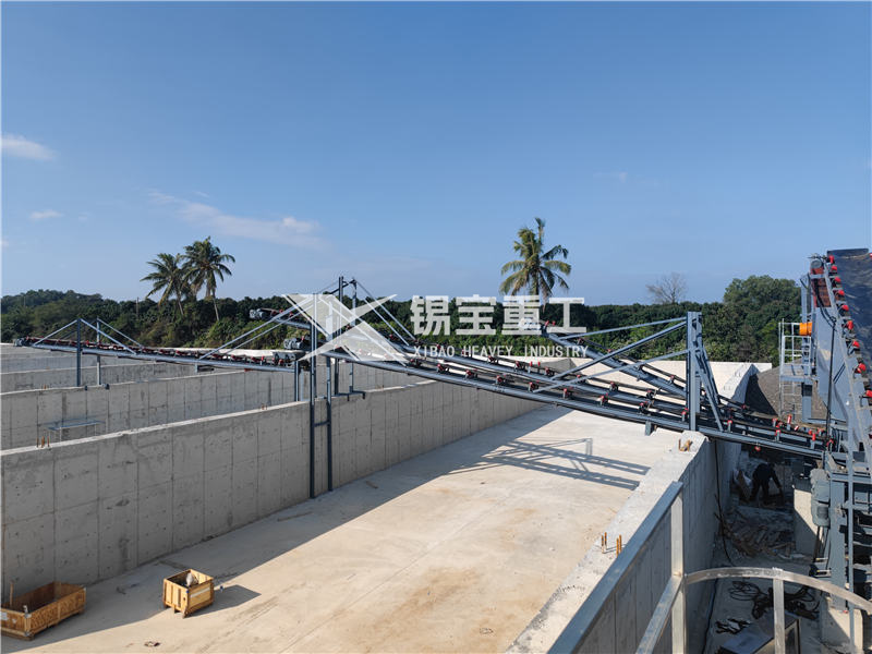 海南三亞現(xiàn)場（搭配南方路機5000逆流一體機）